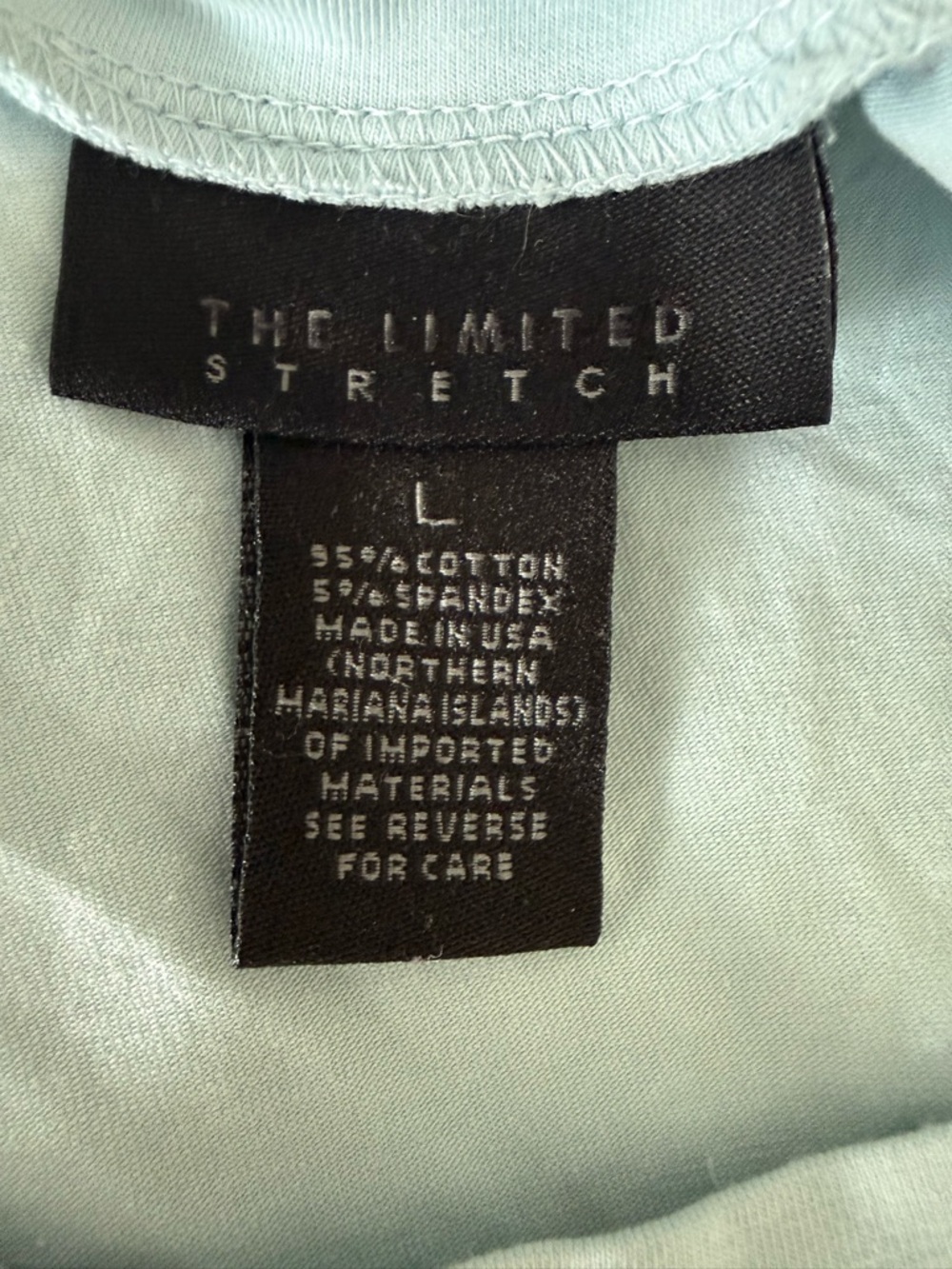The Limited Light Blue Ruffle-Front Tank - Picture 3 of 3